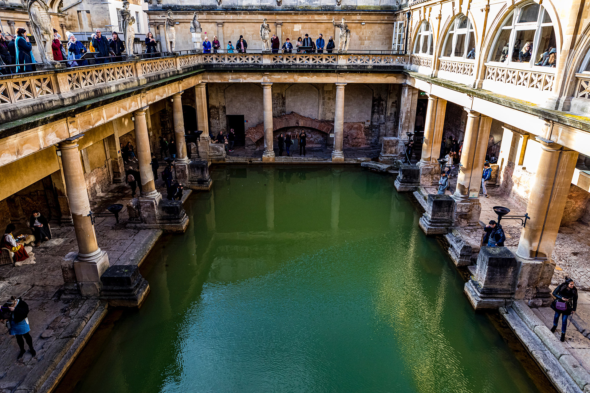 Roman Baths in Bath, England