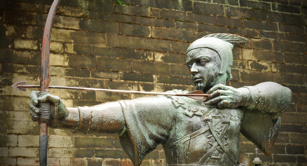 Statue of Robin Hood in Nottingham